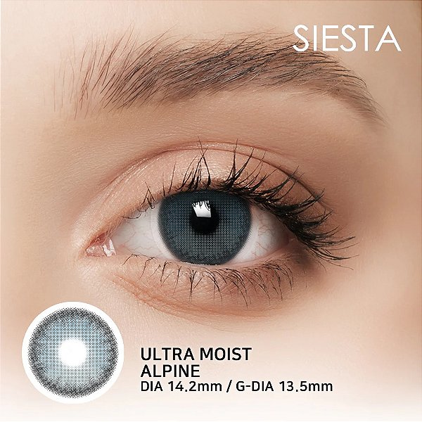 Lente de Contato Siesta Ultra Moist Alpine | COM E SEM GRAU