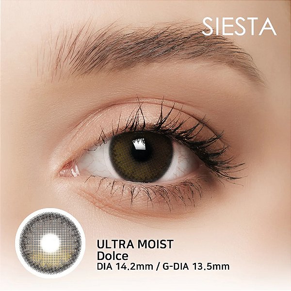 Lente de Contato Siesta Ultra Moist Dolcé | COM E SEM GRAU