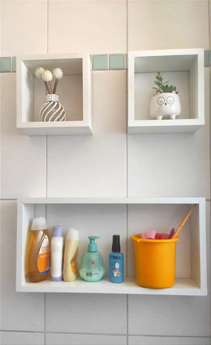 Trio de nichos decorativos