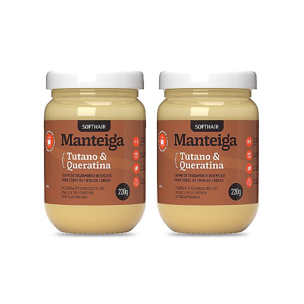 Kit 02un Manteigas de Tutano e Queratina 220ml