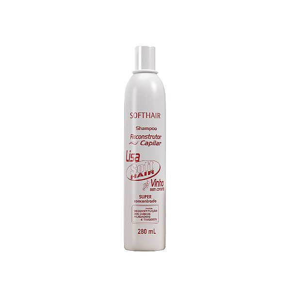 Shampoo Reconstrutor Vinho Lisa Creme Soft Hair 280ml