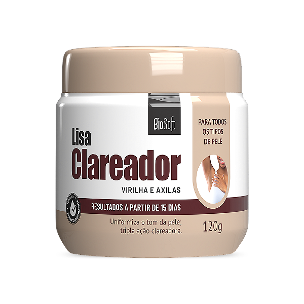 Creme Lisa Clareador 120g - Loja Soft Hair