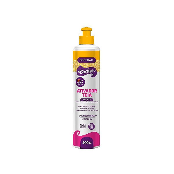 Ativador Teia Cachos Tipo 2/3/4  300g Soft Hair