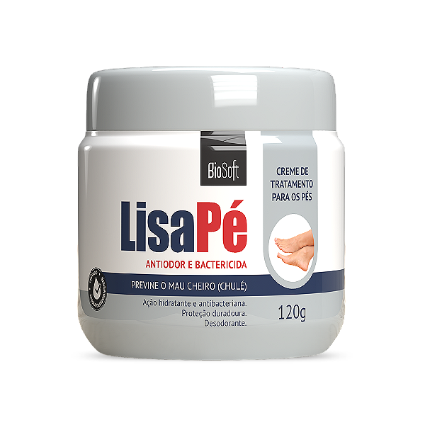 Creme Hidratante Lisa Pé Antiodor 120g