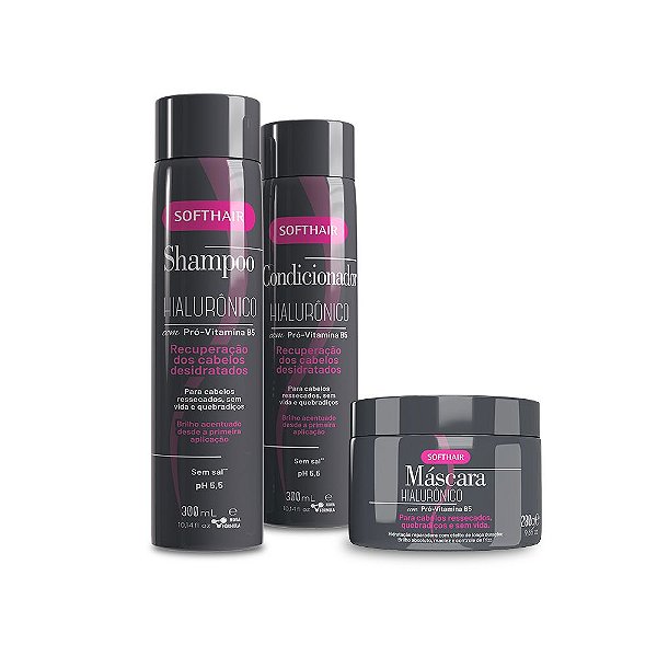 Kit Promocional Ácido Hialurônico Soft Hair