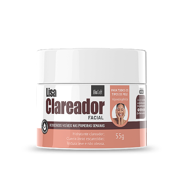 Creme Lisa Clareador 120g - Loja Soft Hair