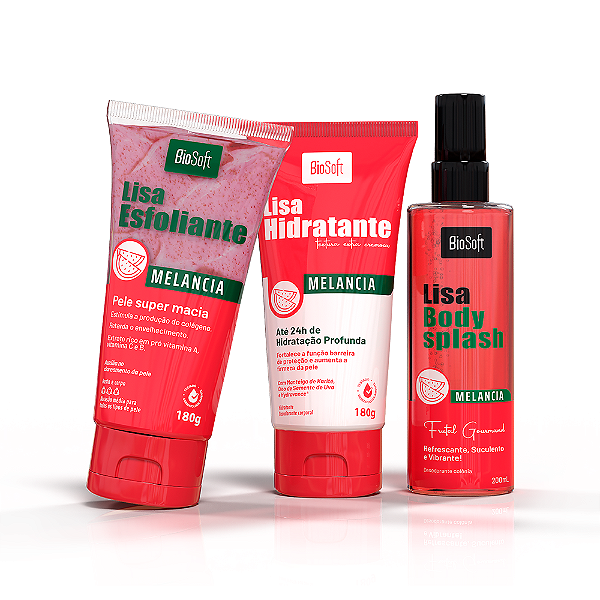 Kit Banho Premium Melancia Bio Soft