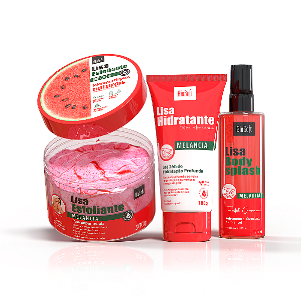 Kit Banho Premium Melancia Bio Soft