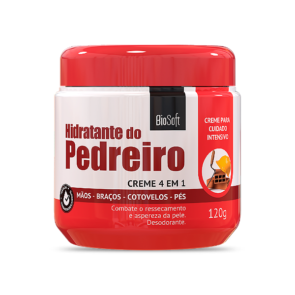 Creme Hidratante do Pedreiro 4 em 1 Bio Soft