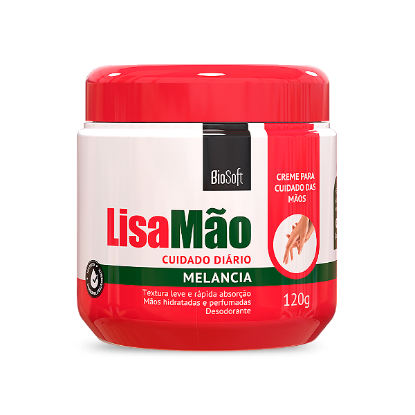 Creme Lisa Mão Melancia 120g