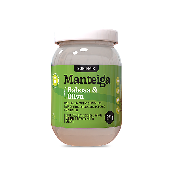 Manteiga de Babosa e Oliva Soft Hair