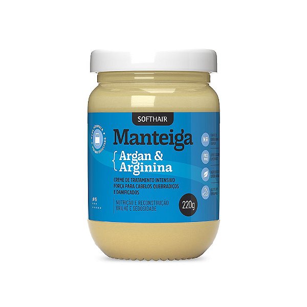 Manteiga de Argan e Arginina 220ml