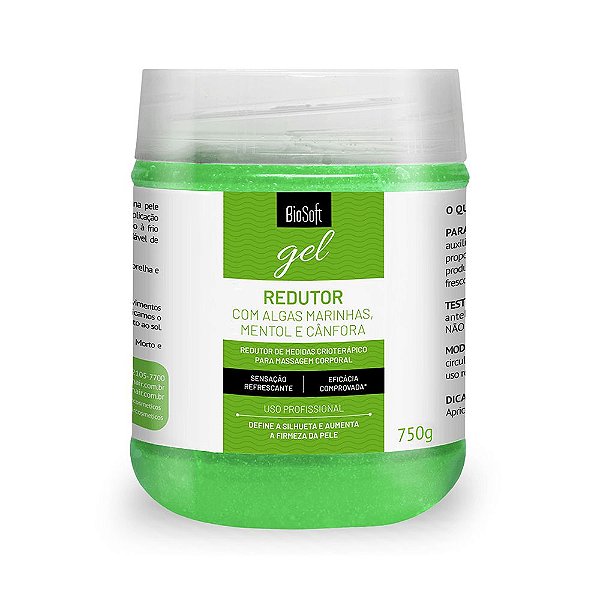 Gel Redutor Bio Soft 750g - Loja Soft Hair - Cosméticos