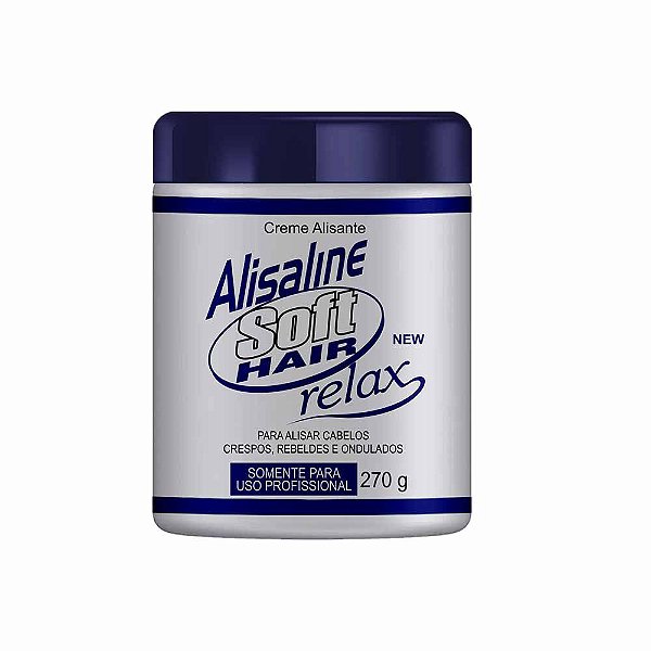 Alisante Alisaline Creme Azul (Sódio) - Concentrado 270g Soft Hair