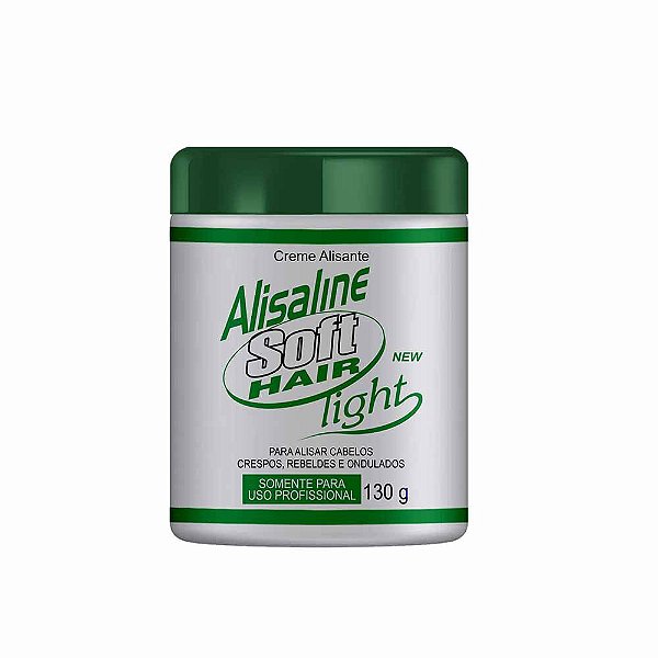 Alisante Alisaline Creme Verde (Sódio) - Super Concentrado 130g Soft Hair