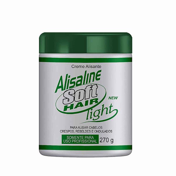 Alisante Alisaline Creme Verde (Sódio) - Super Concentrado 270g Soft Hair