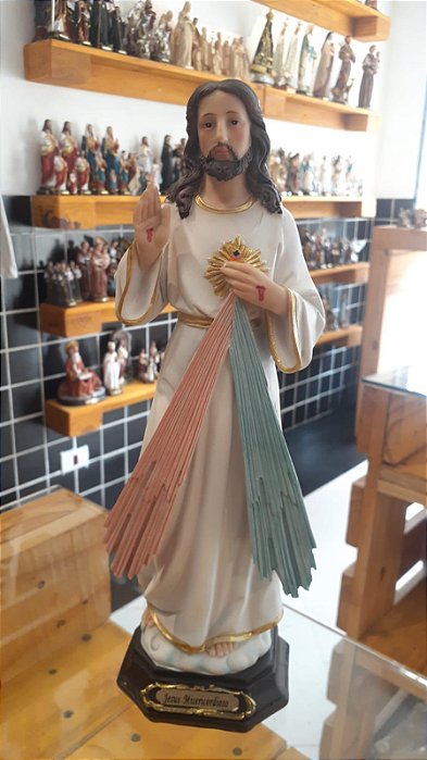 JESUS MISERICORDIOSO 30 CM RESINA