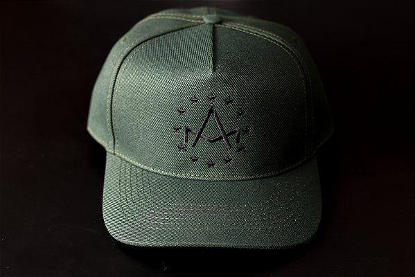 Boné verde militar Maria
