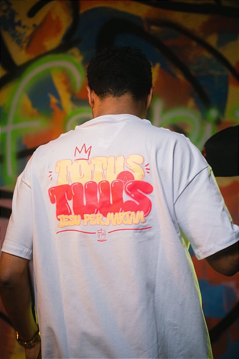 Camiseta Totus tuus Jovem Oversized