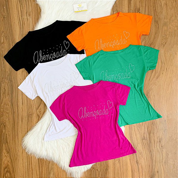 T-Shirt Feminina C/ Escrita