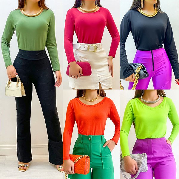 Blusa Manga Longa