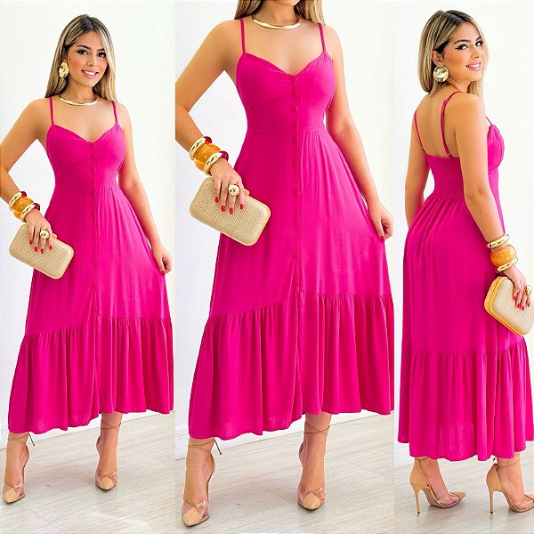 Vestido Midi Viscolinho