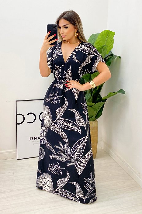 Vestido Longo Estampado