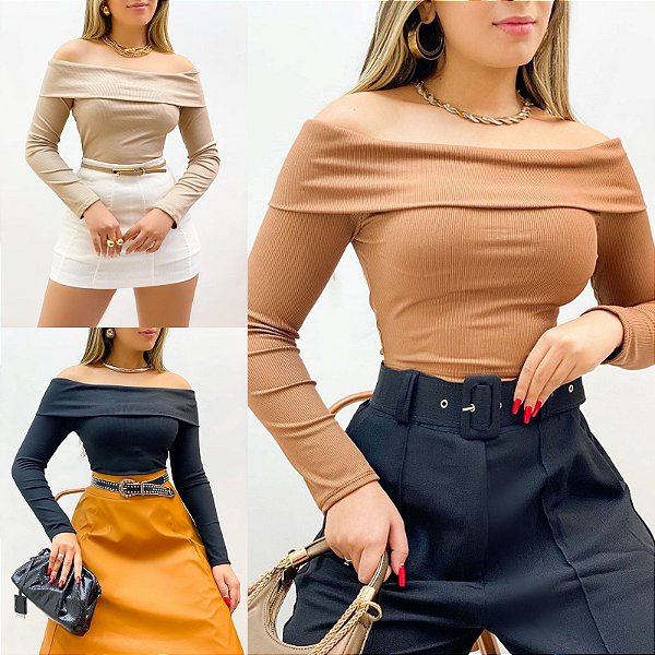 Blusa Tomara Que Caia Manga Longa