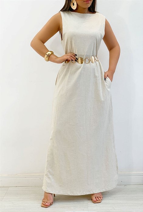 Vestido Longo Regata