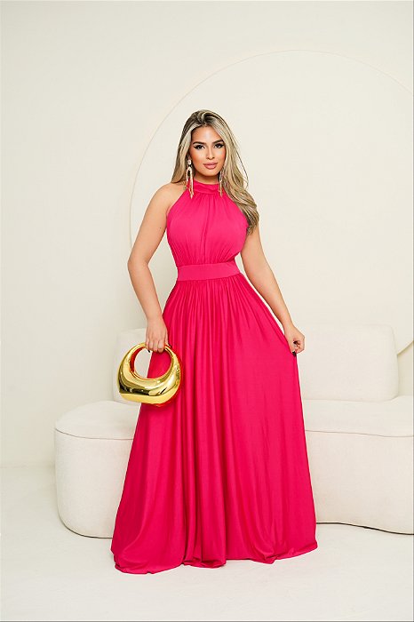 Vestido Longo Poliamida