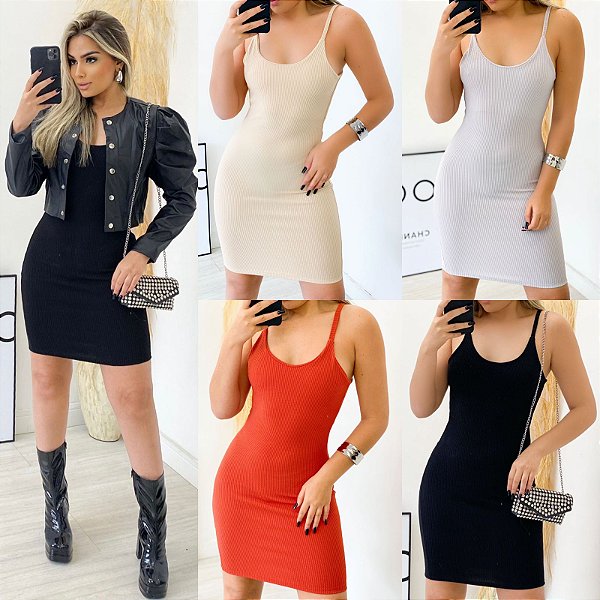 Vestido Curto Ana Ruga