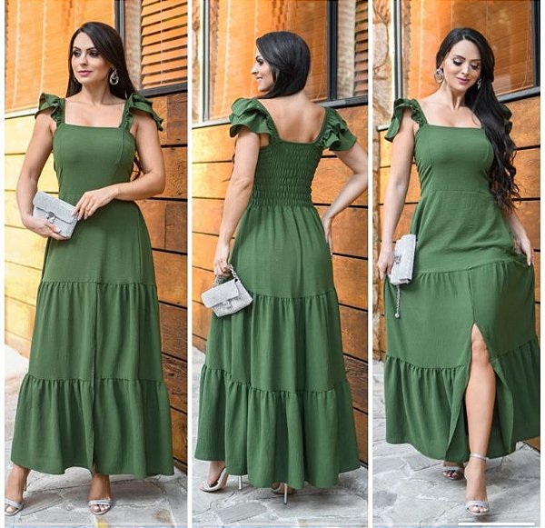 Vestido Longo Regata