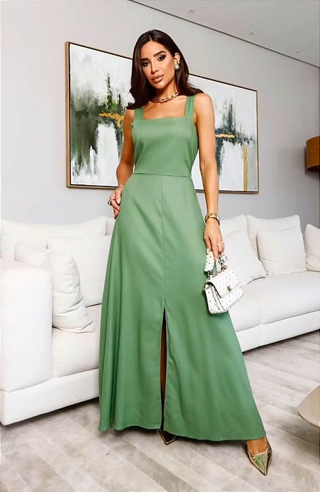 Vestido Longo Duna Regata