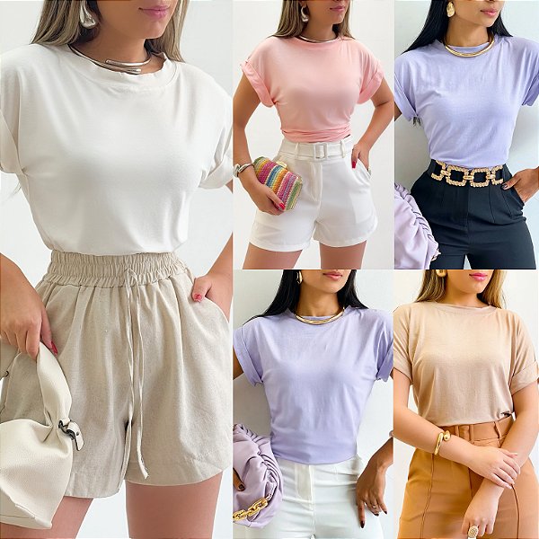 Blusa Manga Curta