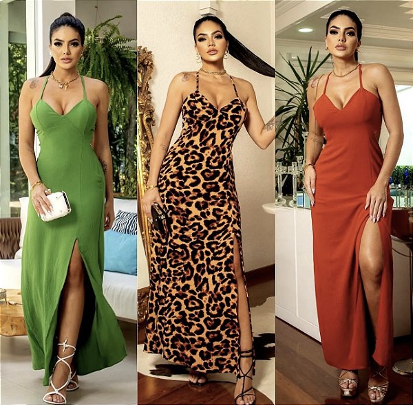 Vestido Longo Vazado