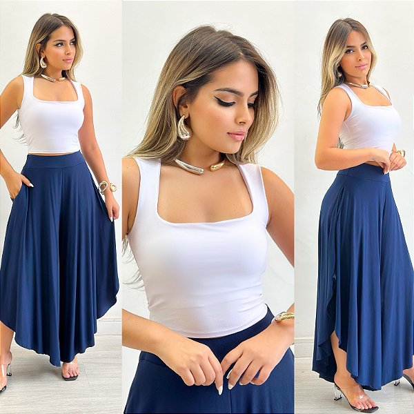 Cropped Regata Quadrado