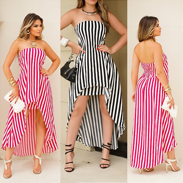 Vestido Midi Tomara Que Caia