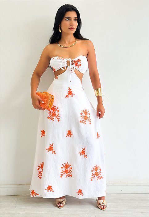 Vestido Longo De Amarração