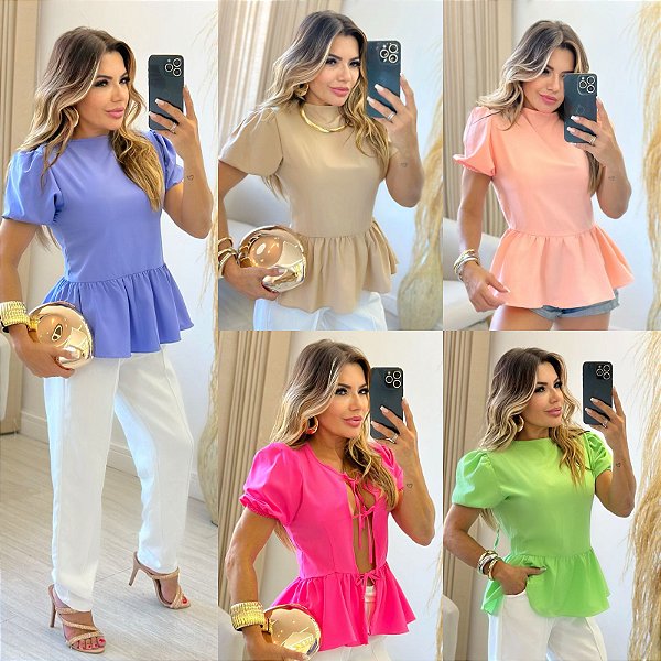 Blusa Manga Curta