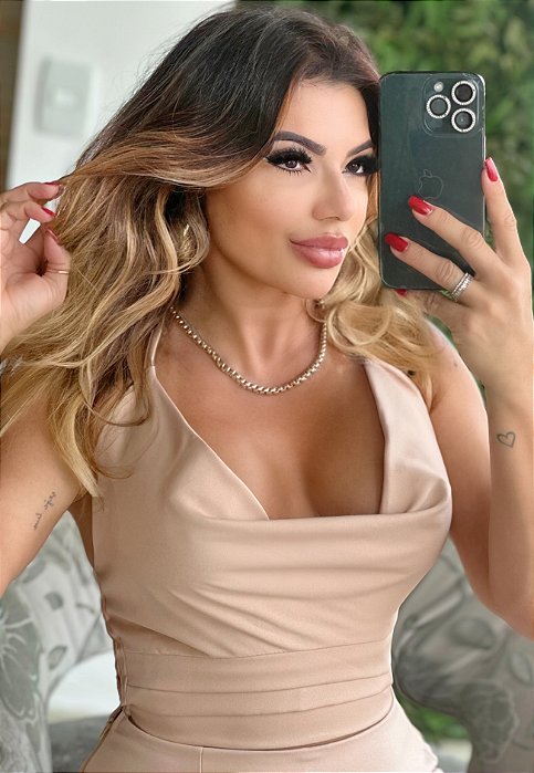 Cropped De Alça Alfaiataria