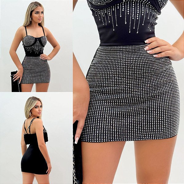 Saia Curta em Pedraria