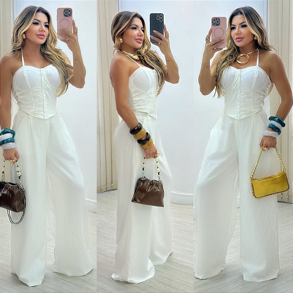 Conjunto De Calça & Cropped