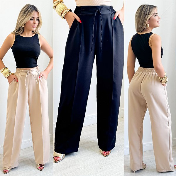 Calça Pantalona Alfaiataria