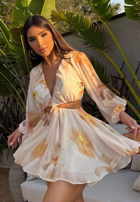 Macaquinho Curto Estampado