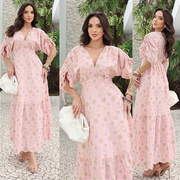 Vestido Longo De Laise