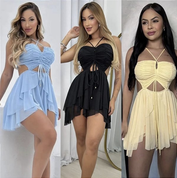 Macaquinho Curto Vazado