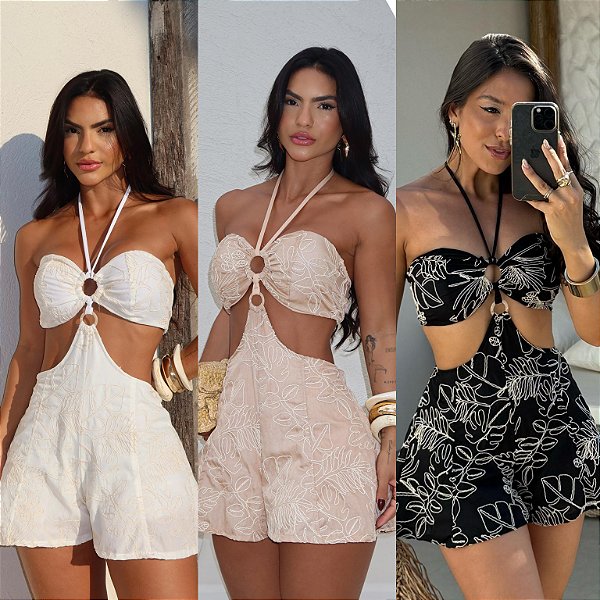 Macaquinho Curto Vazado