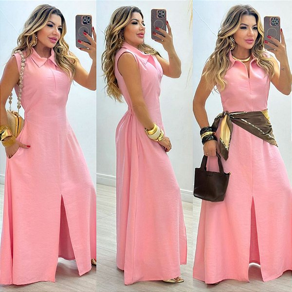 Vestido Longo De Regata