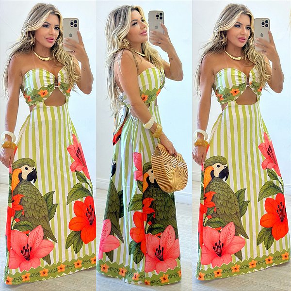 Vestido Tomara Que Caia Estampado