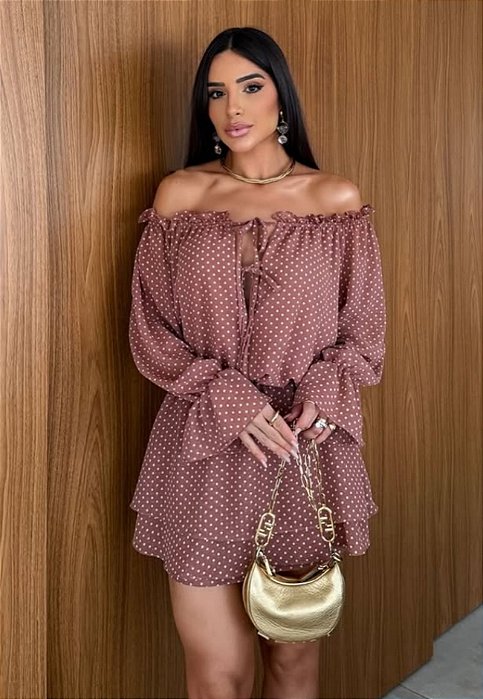 Macaquinho Curto De Poá